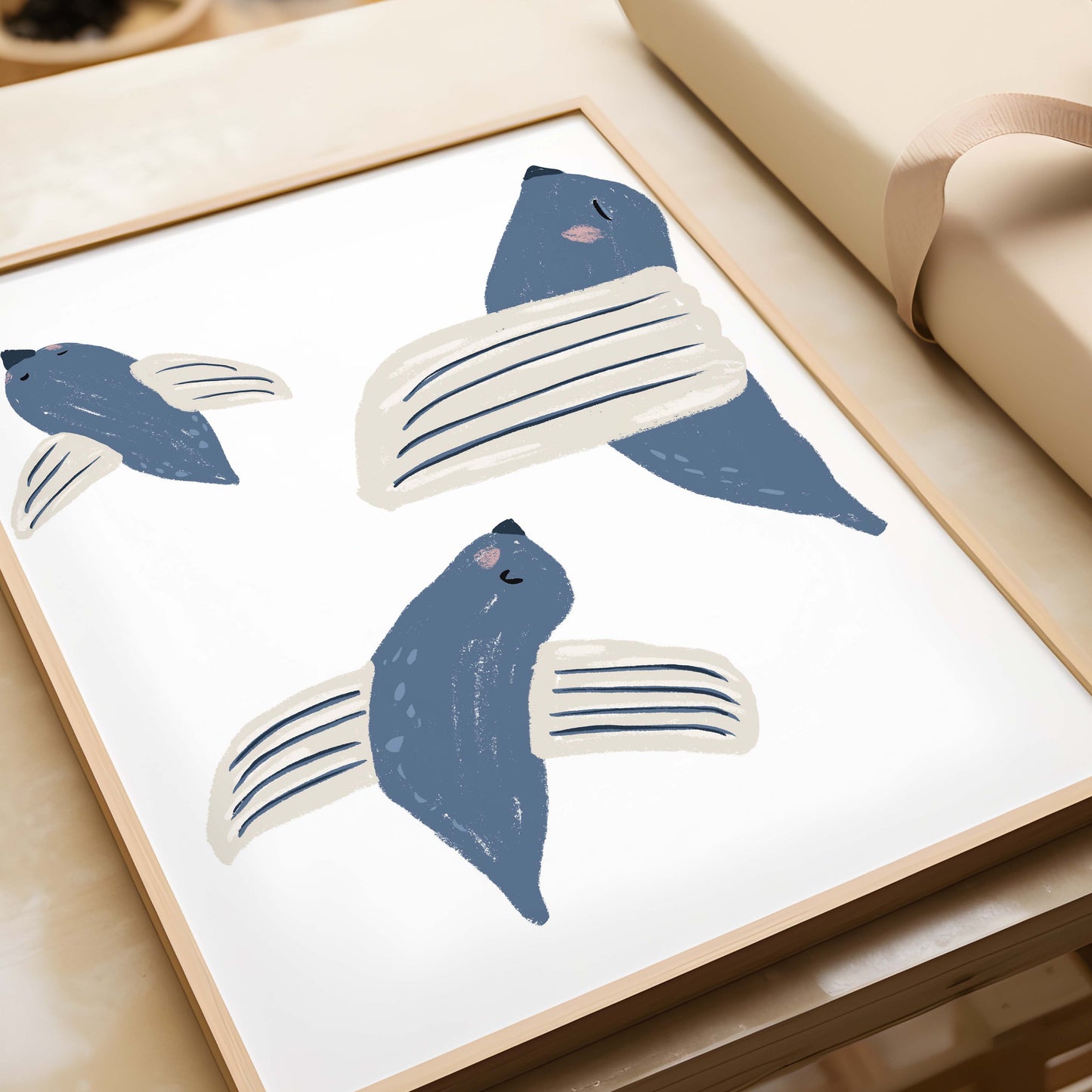 Birdie Blue Print DIGITAL DOWNLOAD