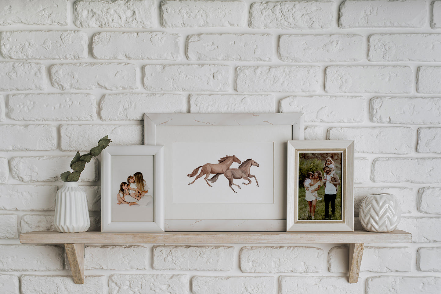 Running Horses Print